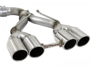Jeep Wrangler JL Exhaust Cat-Back - Rear - aFe - Rebel Series - 3.6L - `18-`20