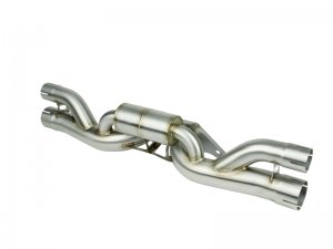 Porsche 911 Performance Exhaust - aFe - MACHForce XP 304 Stainless Secondary Muffler Delete Pipe - 3.8L/4.0L - `14-`19