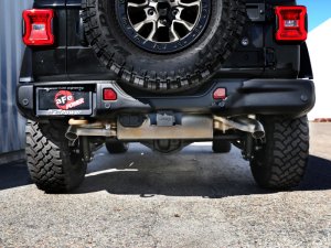 Jeep Wrangler JL Exhaust Tip - aFe - MACH Force-Xp 304 Stainless Steel - V8-6.4L - `21-`23