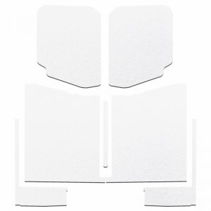 Jeep Gladiator Headliner Kit - DEI - Boom Mat Complete (7 Piece) - White - `20-`22