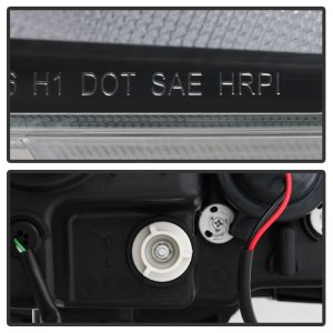 Honda Civic Headlights - SPYDER - Proj Headlight w/ LED Sequential Turn Signal Lights - Black - `16-`18