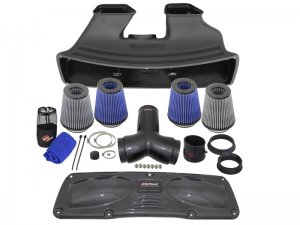 Porsche 911 Performance Air Intake - aFe - Black Series Stage-2 Carbon Fiber Cold Air Intake System w/ Pro 5R Filter - Black - 3.4L/3.8L - `12-`16