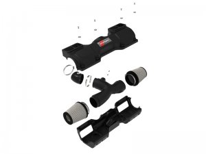 Porsche 911 Performance Air Intake - aFe - Magnum Force Stage-2Si Cold Air Intake System w/ Pro DRY S Filter - 3.6L - `09-`12