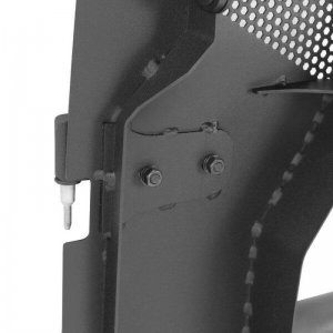 Jeep Wrangler JK Trailline Tube Doors - Front - Go Rhino - Replacement - Black - `07-`18