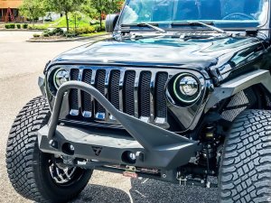Jeep Gladiator Headlight Assemblies - ORACLE Lighting - Oculus Bi-LED - Matte Blk