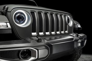 Jeep Gladiator Headlight Assemblies - ORACLE Lighting - Oculus Bi-LED - Matte Blk
