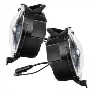Jeep Gladiator Headlight Assemblies - ORACLE Lighting - Oculus Bi-LED - Matte Blk