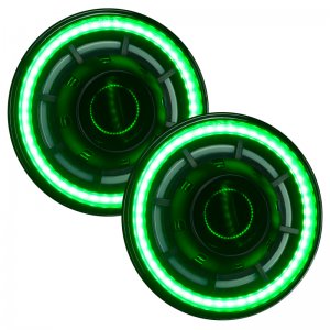 Jeep Wrangler JK Projector Headlights - ORACLE Lighting - ColorSHIFT BiLED - `07-`18