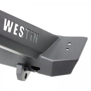 Jeep Wrangler JL Stubby Front Bumper - Front - Westin - LED Light Bar Mount - Textured Black - `18-`19