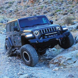 Jeep Wrangler JL Full Width Front Bumper - Front - Westin - WJ2 - Textured Black - `18-`19