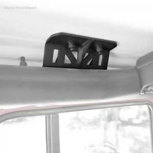 Jeep Wrangler JL Rack Mount Kit - Go Rhino - SRM - Textured Black - `19-`22