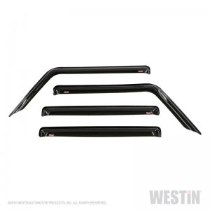 Jeep Wrangler JL Slim Wind Deflector - Westin - Smoke - `18-`22