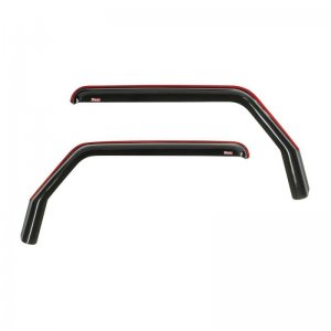 Jeep Wrangler JL Wind Deflector - Front - Westin - In-Channel - Smoke - `18-`19