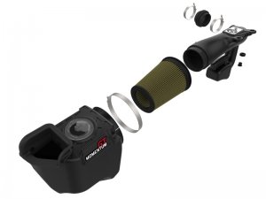 Jeep Wrangler JK Cold Air Intake System - aFe - Momentum GT Pro GUARD 7 - Black - V6 3.6L - `12-`18