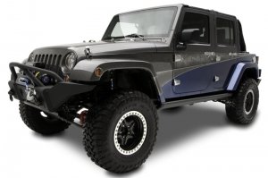 Jeep Wrangler JK PowerStep - AMP Research - Black - `07-`17