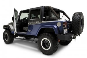 Jeep Wrangler JK PowerStep - AMP Research - Black - `07-`17