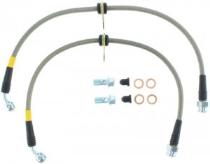 Honda Civic Brake Line Kit - Rear - Stoptech - Stainless Steel - `92-`95