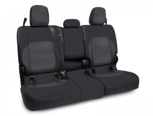 Jeep Gladiator Bench Cover - Rear - PRP Seats - Leather Interior - Black/Grey - `20-`22