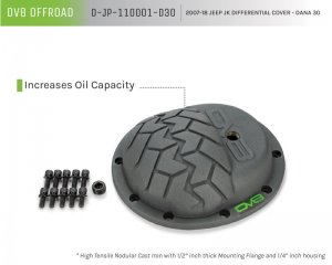Jeep Wrangler JK - DVE Diff Covers