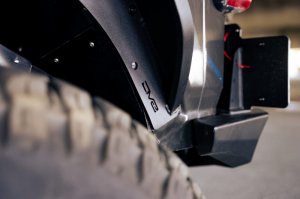 Jeep Wrangler JL Slim Fender Flares - DV8 Offroad - Black - `18-`23