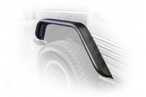 Jeep Wrangler JK Flat Fenders - Front + Rear - DV8 Offroad - Gloss Black - `07-`18