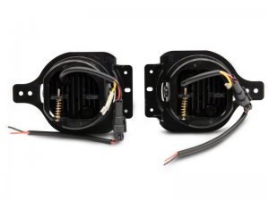 Jeep Gladiator Fog Lights - Raxiom - Axial Nighthawk LED with DRL Halos - `20-`23