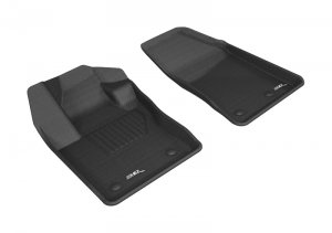 Jeep Compass Floor Liners - Front - ACE Kagu - Black