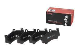 Porsche 911 Brake Pads - Rear - Brembo OE - Premium NAO Ceramic - `07-`13