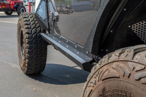 Jeep Gladiator Rock Slider Steps - DV8 Offroad - Frame Mounted - 2018
