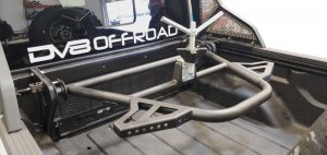 Jeep Gladiator Tire Carrier - In-Bed - DV8 Offroad - Adjustable - `19-`0
