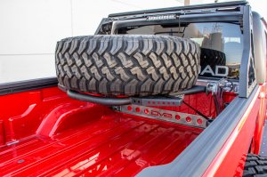 Jeep Gladiator Tire Carrier - In-Bed - DV8 Offroad - Adjustable - `19-`0