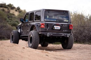 Jeep Wrangler JL Spare Tire Delete Kit - DV8 Offroad - With Light Mounts - `18-`22