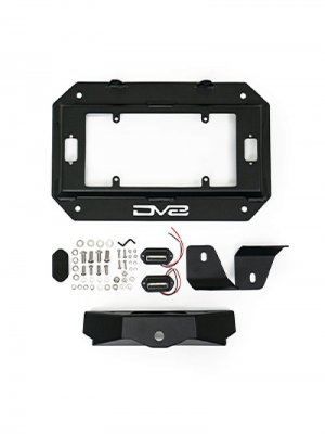 Jeep Wrangler JL Spare Tire Delete Kit - DV8 Offroad - With Light Mounts - `18-`22