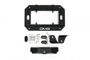 Jeep Wrangler JL Spare Tire Delete Kit - DV8 Offroad - With Light Mounts - `18-`22