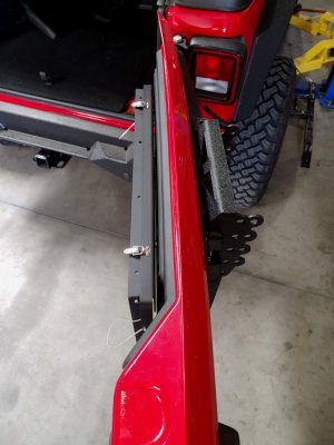 Jeep Wrangler JL - DVE Tail Gate Plate
