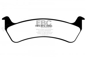 Jeep Grand Cherokee - EBC Ultimax2 Brake Pad Sets