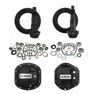 Jeep Wrangler JK Spider Gear Kits - Front + Rear - Yukon Gear & Axle - Stage 2 Re-Gear Kit - `07-`17
