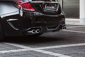 Mercedes-Benz C 400 AMG Sports Exhaust - Dual Tailpipe by Lorinser