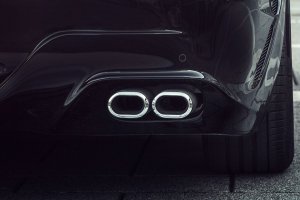 Mercedes-Benz C 400 AMG Sports Exhaust - Dual Tailpipe by Lorinser