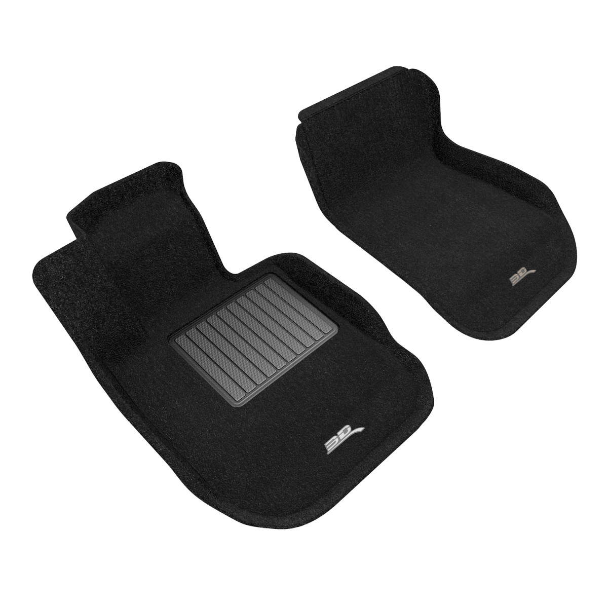 Toyota Supra GR Floor Mat Set - Front - 3D MAXpider - Elegant Series - Black - `25+ Toyota Supra GR Floor Mat Set - Front - 3D MAXpider - Elegant Series - Black - `25+