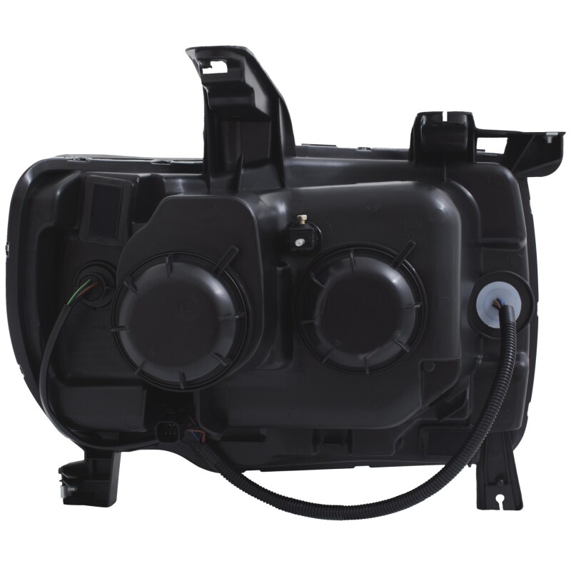 GMC Canyon Projector Headlights - ANZO - Plank Style Design - Black w/ Amber - `15-`27