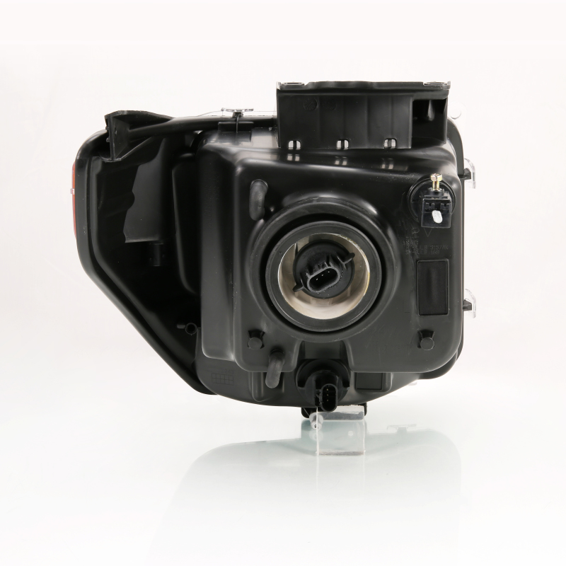 Dodge Nitro Headlights - ANZO - Crystal - Black Amber - `07-`12