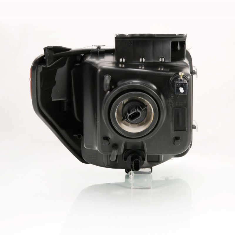 Dodge Nitro Headlights - ANZO - Crystal - Black Amber - `07-`12