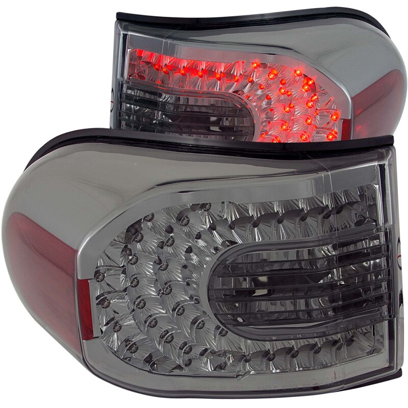 Toyota FJ Cruiser LED Taillights - Rear - ANZO - Smoke - `07-`10