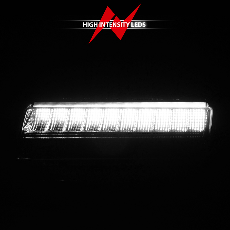 Jeep Gladiator Side Marker Light - ANZO - LED, Chrome Housing, Sequential Signal - Smoke - `20-`27