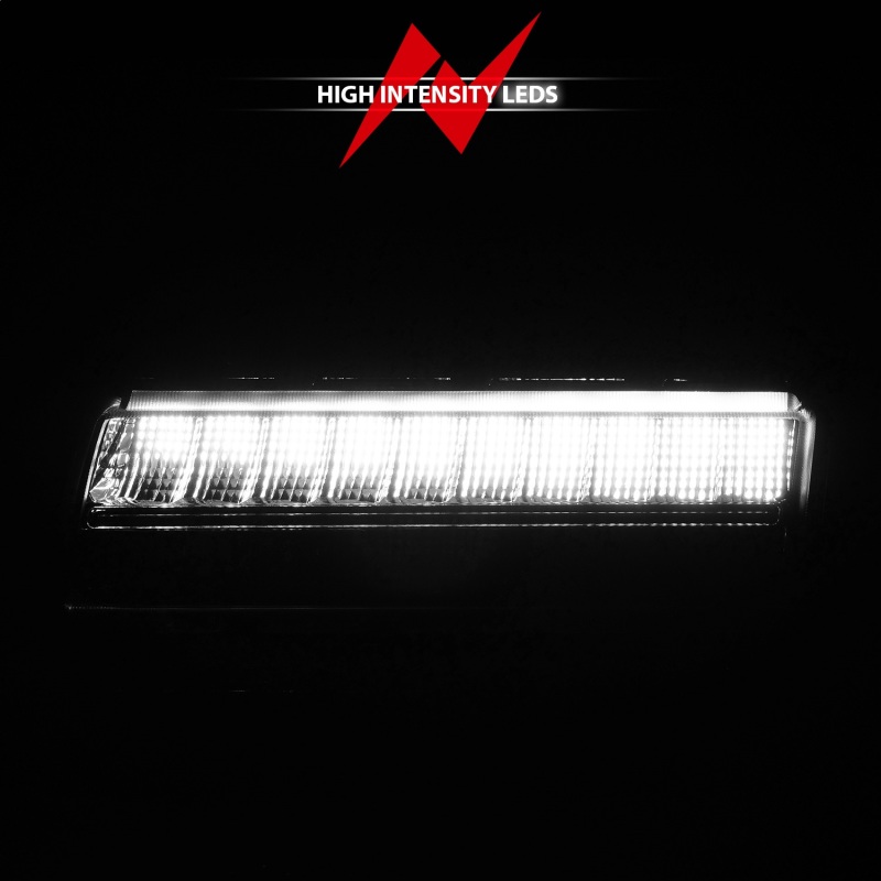 Jeep Gladiator Side Marker Light - ANZO - LED, Chrome Housing, Sequential Signal - Smoke - `20-`27