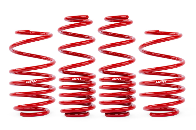 Volkswagen Golf R Lowering Springs - APR - Dual Rate Linear - Red - `15-`19