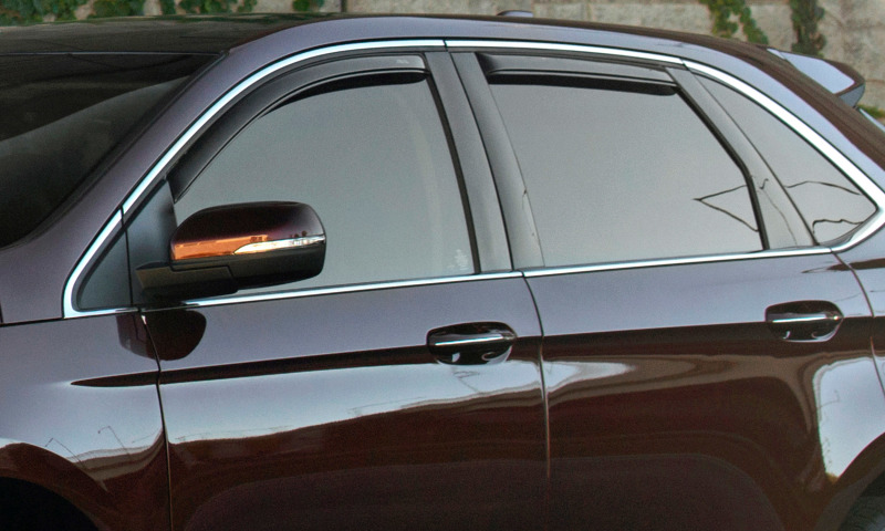 4Caroption Smoke Window Visors For 2011-2016 Kia Sportage - 4 Piece Set Acrylic Rain Guards