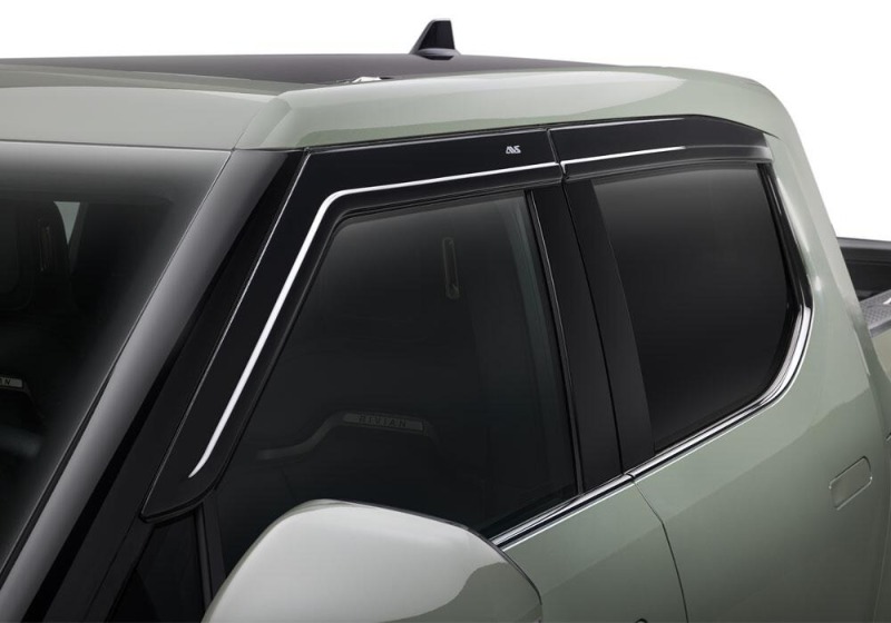 Rivian R1T Wind Deflector - Side - AVS - Low Profile - Smoke - `22-`24
