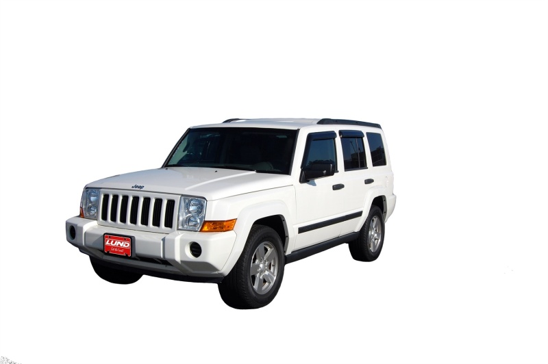 Jeep Commander Side Window Deflector - Externally Mounted - AVS - Ventvisor - Smoke - `06-`10